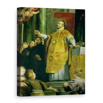 Tablou canvas - Peter Paul Rubens - Viziunea Sfantului Ignatiu din Loyola c.1491-1556 detaliu al sfantului, 75 x 100 cm Tablou canvas - Peter Paul Rubens - Viziunea Sfantului Ignatiu din Loyola c.1491-1556 detaliu al sfantului, 75 x 100 cm