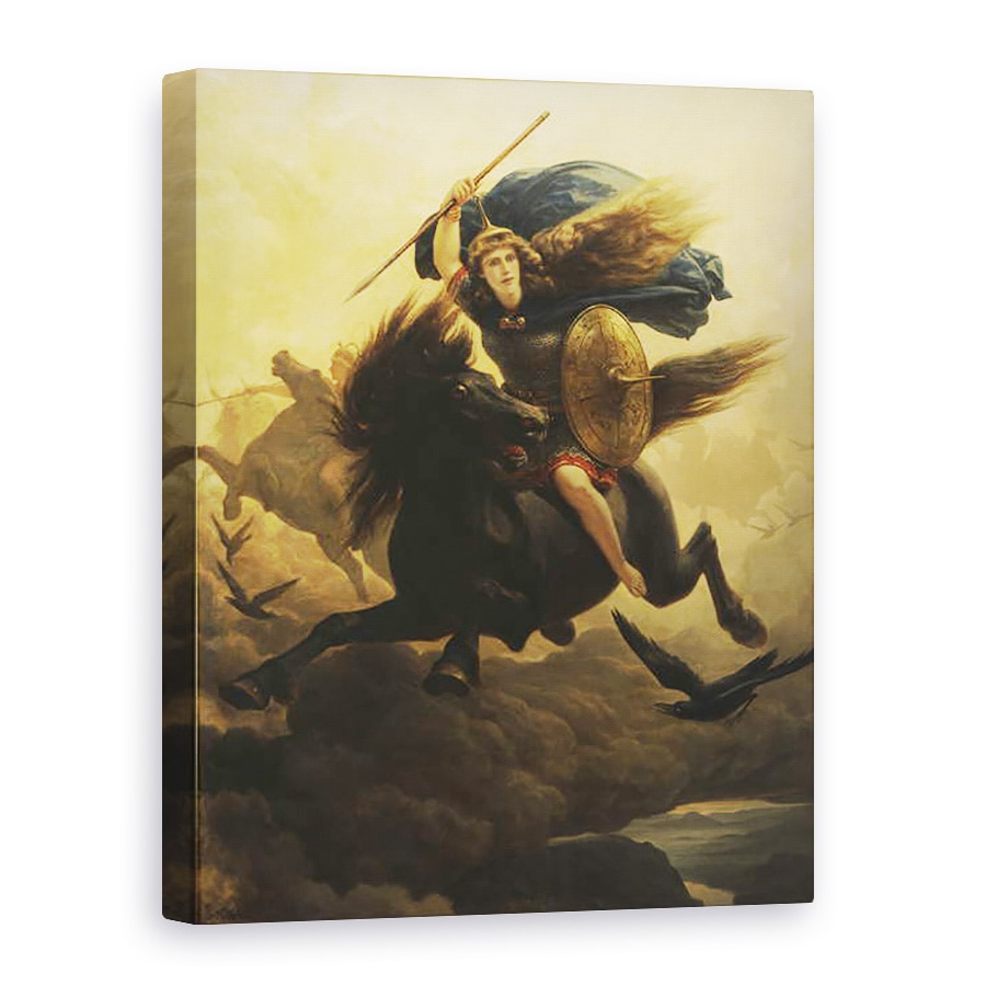 Tablou canvas - Peter Nicolai Arbo - Valkyrie, 60 x 80 cm