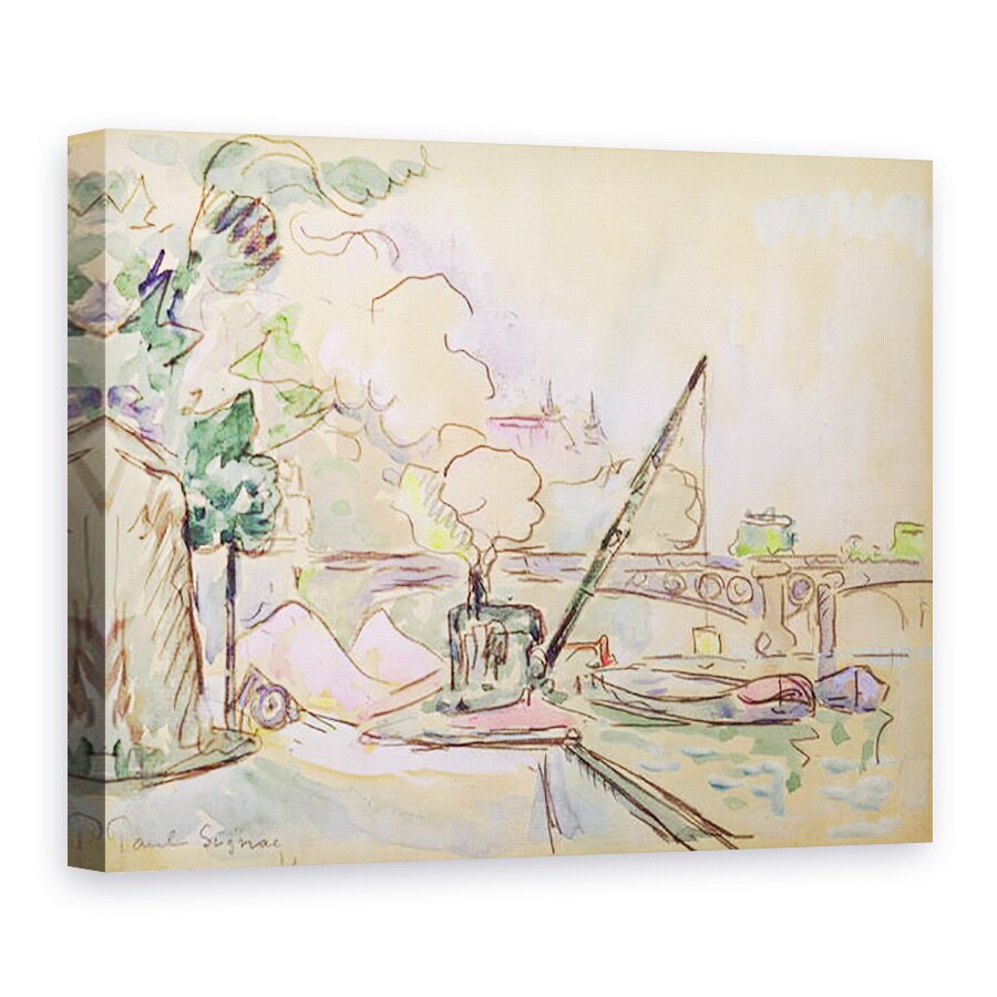 Tablou canvas - Paul Signac - Pont du Louvre, 50 x 70 cm