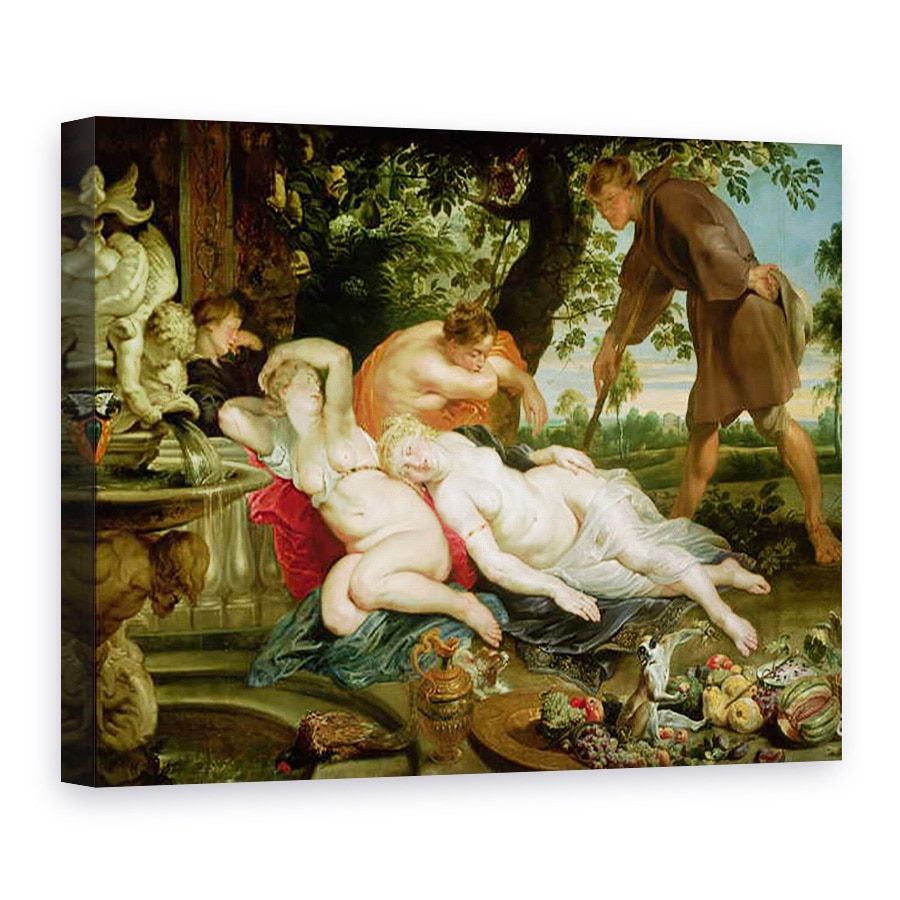 Tablou canvas - Peter Paul Rubens - Cimon si Ifigenia, 60 x 80 cm