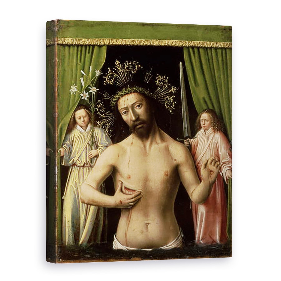Tablou canvas - Petrus Christus - Hristos ca Omul Durerilor, 60 x 80 cm