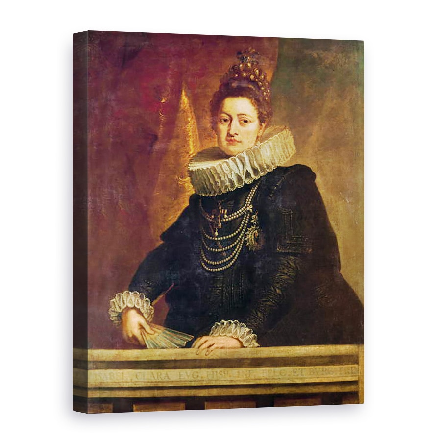 Tablou canvas - Peter Paul Rubens - Portret De Isabel Clara Eugenia De Habsburg 1566 - 1636, 60 x 80 cm