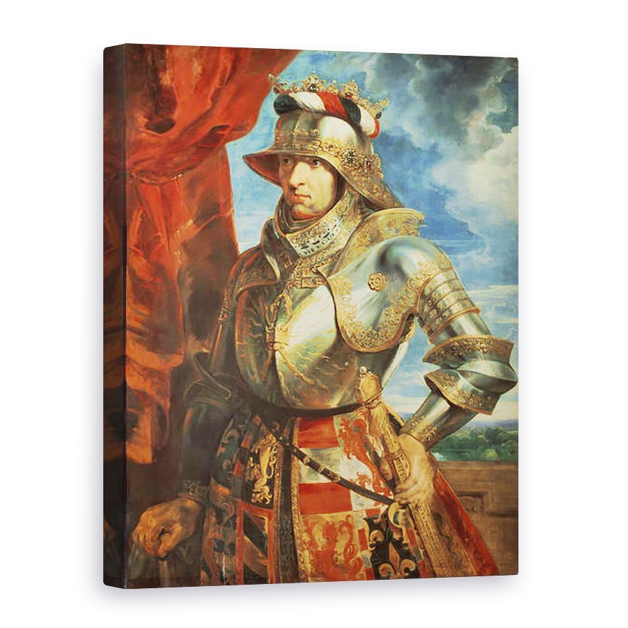 Tablou canvas - Peter Paul Rubens - Maximilian I 1459-1519, 60 x 80 cm