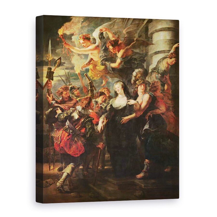 Tablou canvas - Peter Paul Rubens - Ciclul Medici, Marie de Medici 1573-1642 Evadarea din Blois, 21-22 februarie 1619, 60 x 80 cm