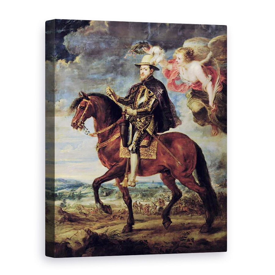 Tablou canvas - Peter Paul Rubens - Filip al II-lea 1527-98 incoronat de Victorie, 60 x 80 cm