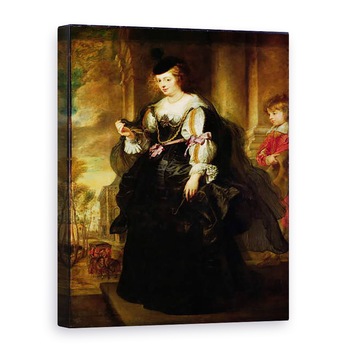 Tablou canvas - Peter Paul Rubens - Portret De Helene Fourment Cu Un Antrenor, 60 x 80 cm Tablou canvas - Peter Paul Rubens - Portret De Helene Fourment Cu Un Antrenor, 60 x 80 cm