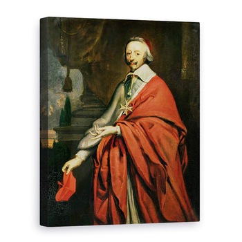 Tablou canvas - Philippe de Champaigne - Portretul Cardinalului de Richelieu 1585-1642, 75 x 100 cm Tablou canvas - Philippe de Champaigne - Portretul Cardinalului de Richelieu 1585-1642, 75 x 100 cm