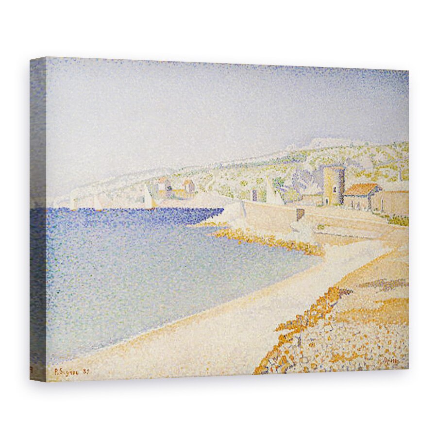 Tablou canvas - Paul Signac - Jetty la Cassis, Opus 198, 50 x 70 cm