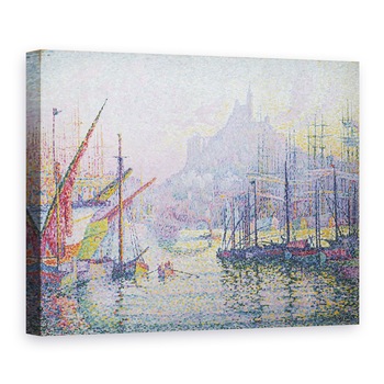 Tablou canvas - Paul Signac - Notre-Dame-de-la-Garde La Bonne-Mère, Marseilles, 50 x 70 cm Tablou canvas - Paul Signac - Notre-Dame-de-la-Garde La Bonne-Mère, Marseilles, 50 x 70 cm