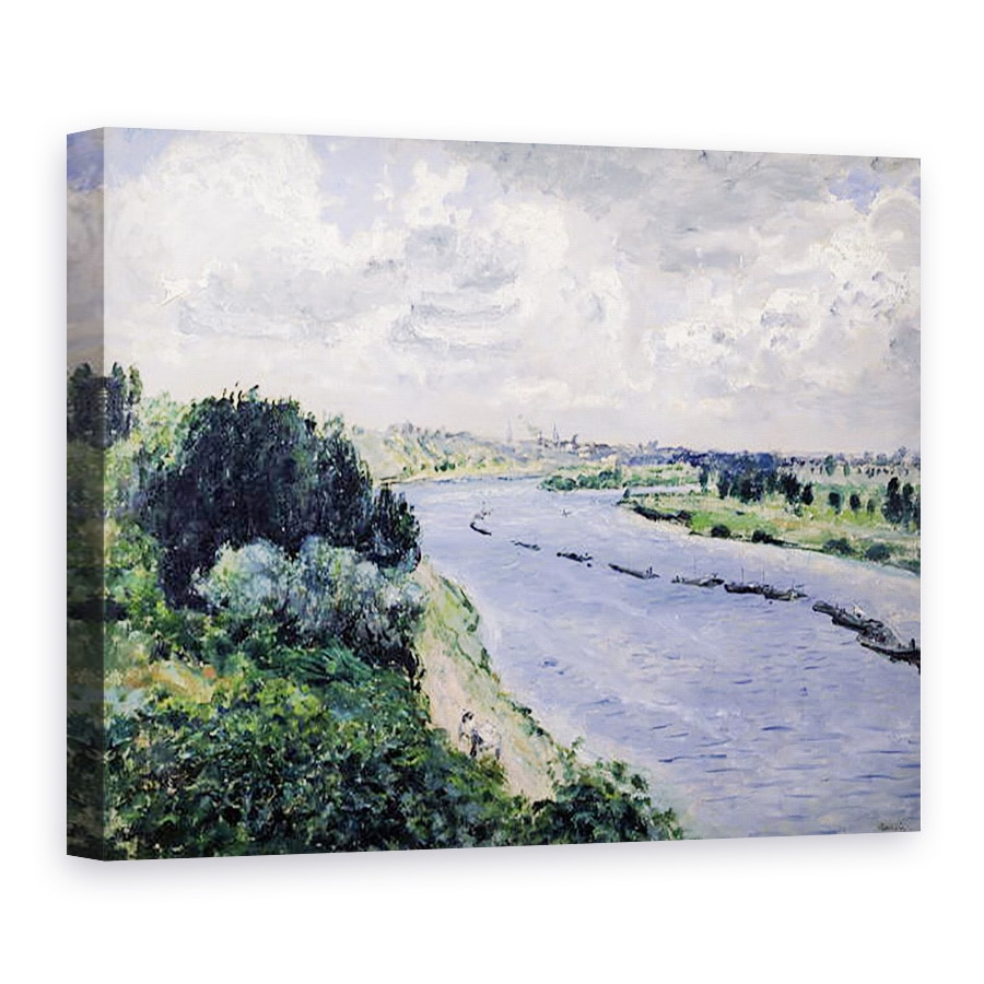 Tablou canvas - Pierre Auguste Renoir - Barje pe Sena, 75 x 100 cm