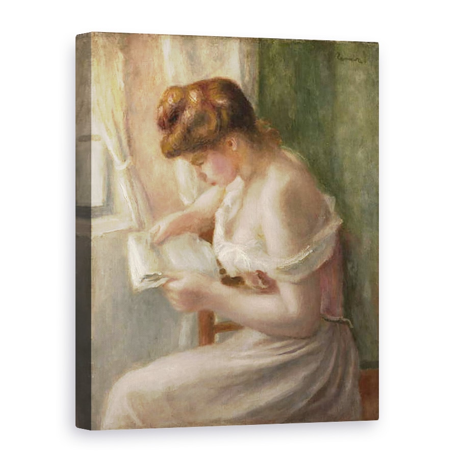 Tablou canvas - Pierre Auguste Renoir - Femeie de lectura, 60 x 80 cm