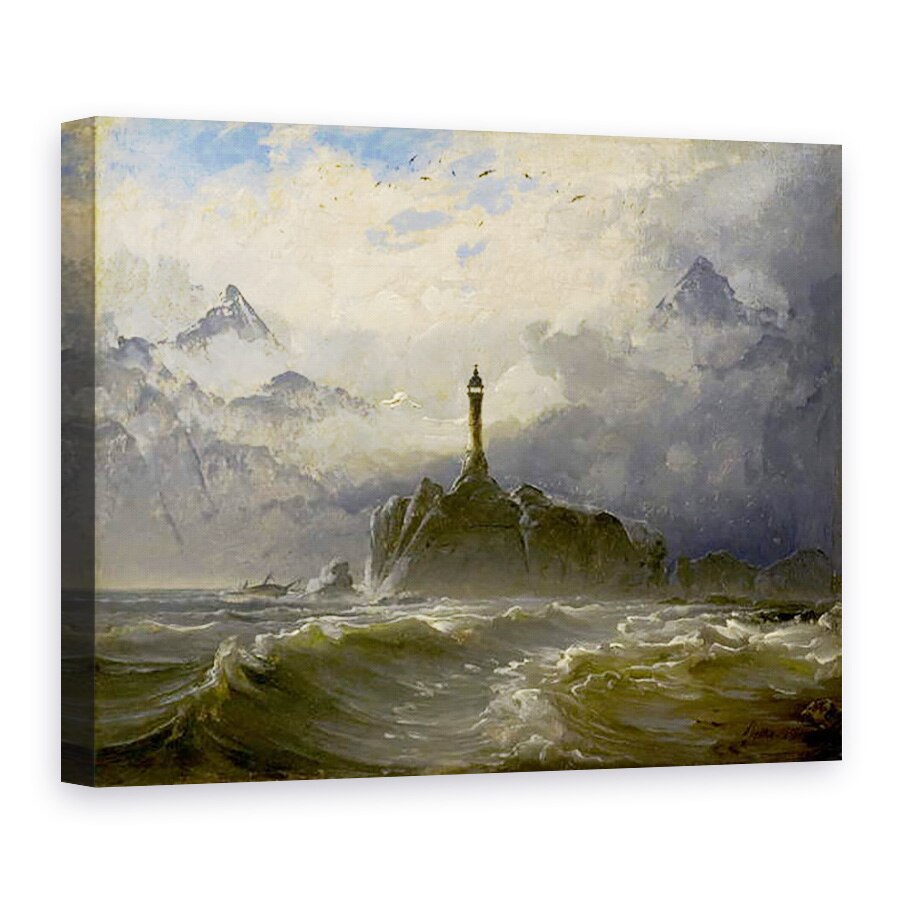 Tablou canvas - Peder Balke - Peisaj marin, 60 x 80 cm
