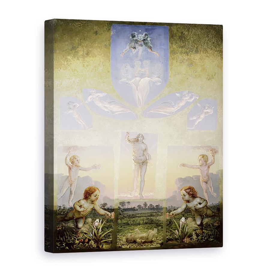 Tablou canvas - Philipp Otto Runge - Dimineata a doua versiune, 75 x 100 cm