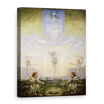 Tablou canvas - Philipp Otto Runge - Dimineata a doua versiune, 75 x 100 cm Tablou canvas - Philipp Otto Runge - Dimineata a doua versiune, 75 x 100 cm