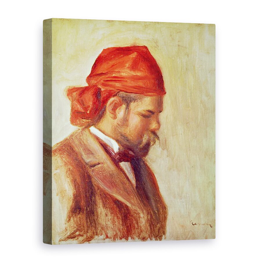 Tablou canvas - Pierre Auguste Renoir - Portretul lui Ambroise Vollard 1868-1939, 75 x 100 cm