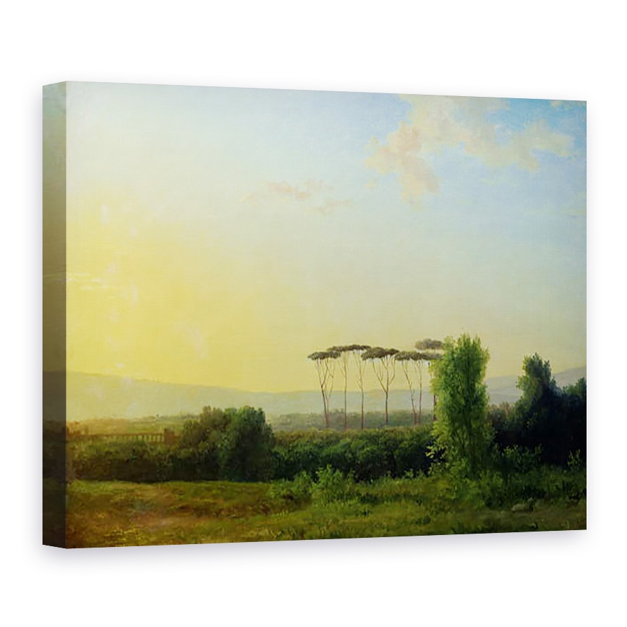 Tablou canvas - Pierre Henri de Valenciennes - Zona rurala romana, 75 x 100 cm