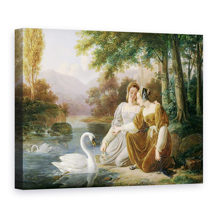 Tablou canvas - Pierre Henri Revoil - Chatelaines, 75 x 100 cm