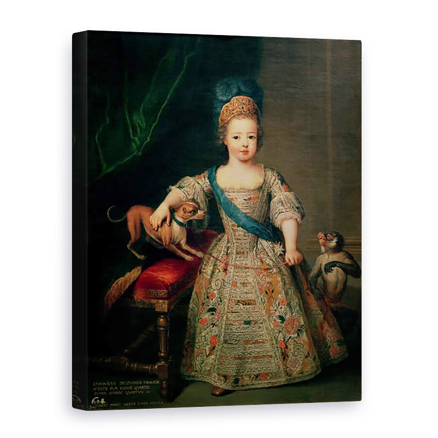 Tablou canvas - Pierre Gobert - Ludovic al XV-lea 1710-74 ca un copil, 60 x 80 cm