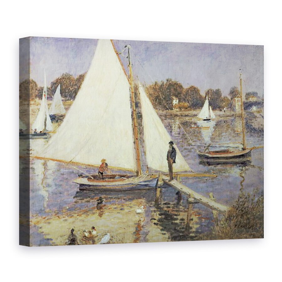 Tablou canvas - Pierre Auguste Renoir - Sena la Argenteuil II, 75 x 100 cm