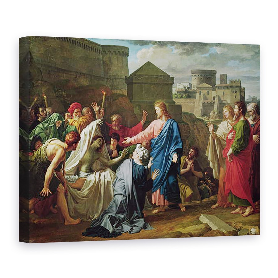 Tablou canvas - Pierre Bouillon - Isus invierea Fiului Vaduvei lui Naim, 75 x 100 cm