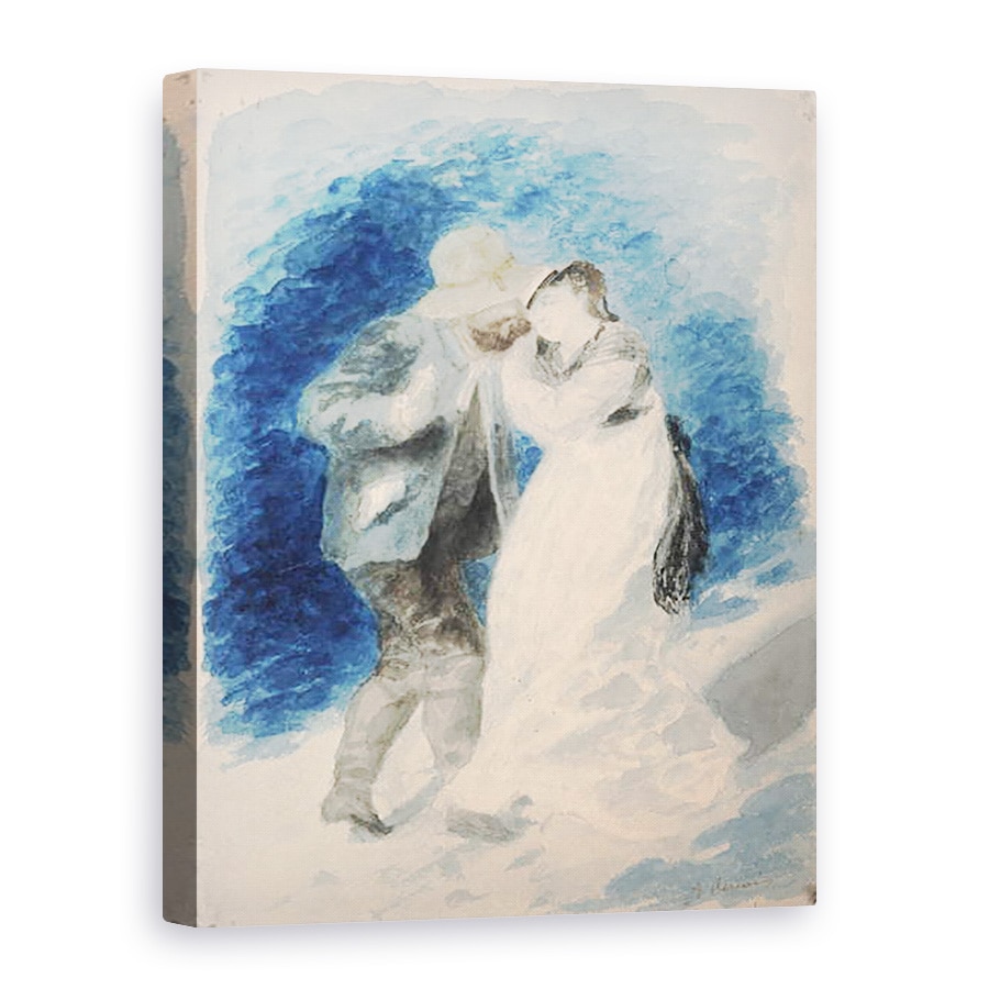 Tablou canvas - Pierre Auguste Renoir - M. Jules Le Coeur si dra. Clemence Trehot, 75 x 100 cm
