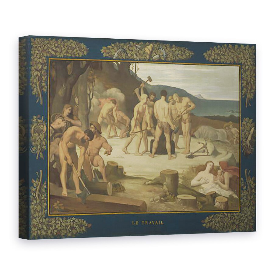 Tablou canvas - Pierre Puvis de Chavannes - Munca, 75 x 100 cm