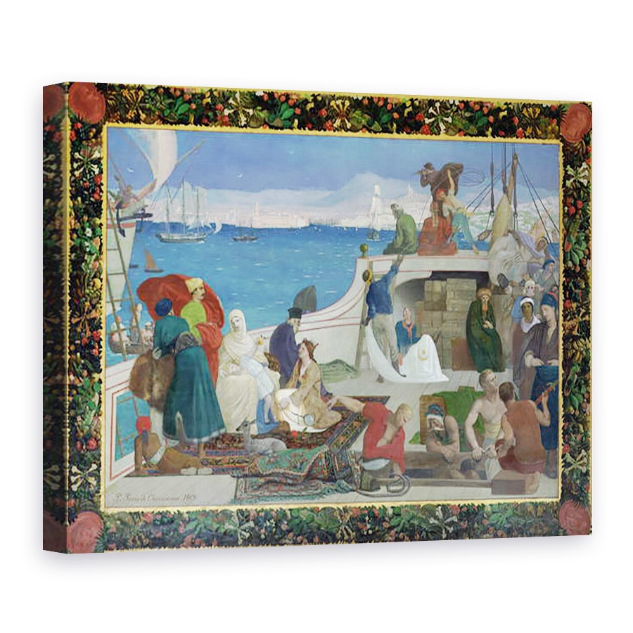 Tablou canvas - Pierre Puvis de Chavannes - Marsilia, Poarta Orientului, 75 x 100 cm