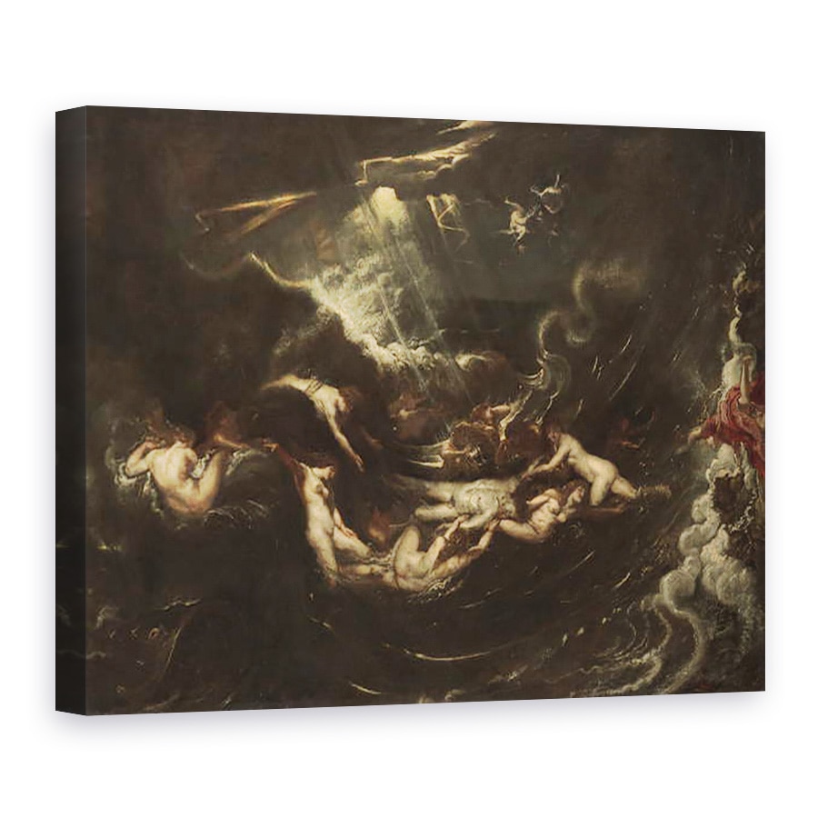 Tablou canvas - Peter Paul Rubens - Erou si Leander, 60 x 80 cm