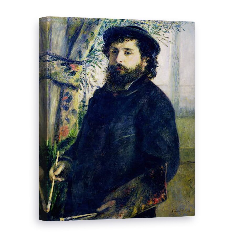 Tablou canvas - Pierre Auguste Renoir - Portretul lui Claude Monet 1840-1926 1875, 75 x 100 cm