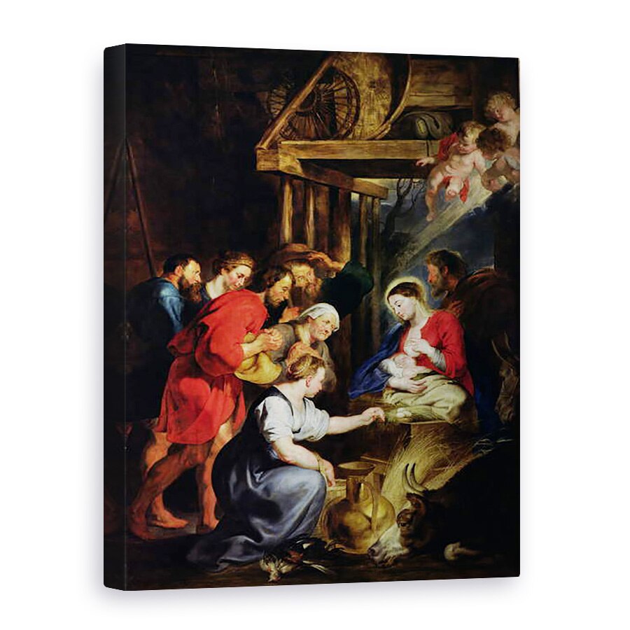 Tablou canvas - Peter Paul Rubens - Adorarea Pastorilor, 60 x 80 cm