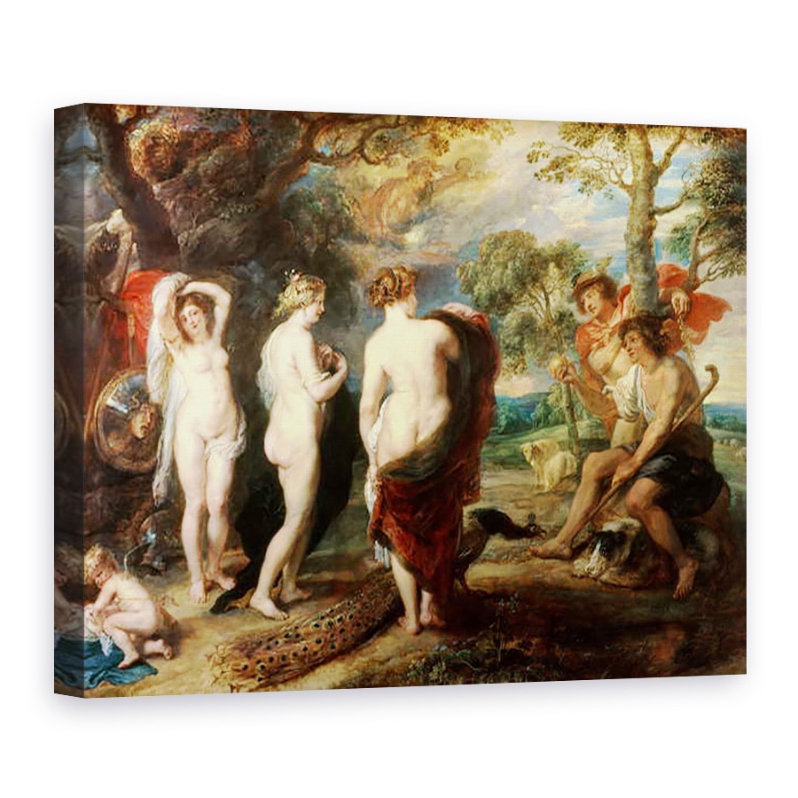 Tablou canvas - Peter Paul Rubens - Judecata de la Paris I, 75 x 100 cm