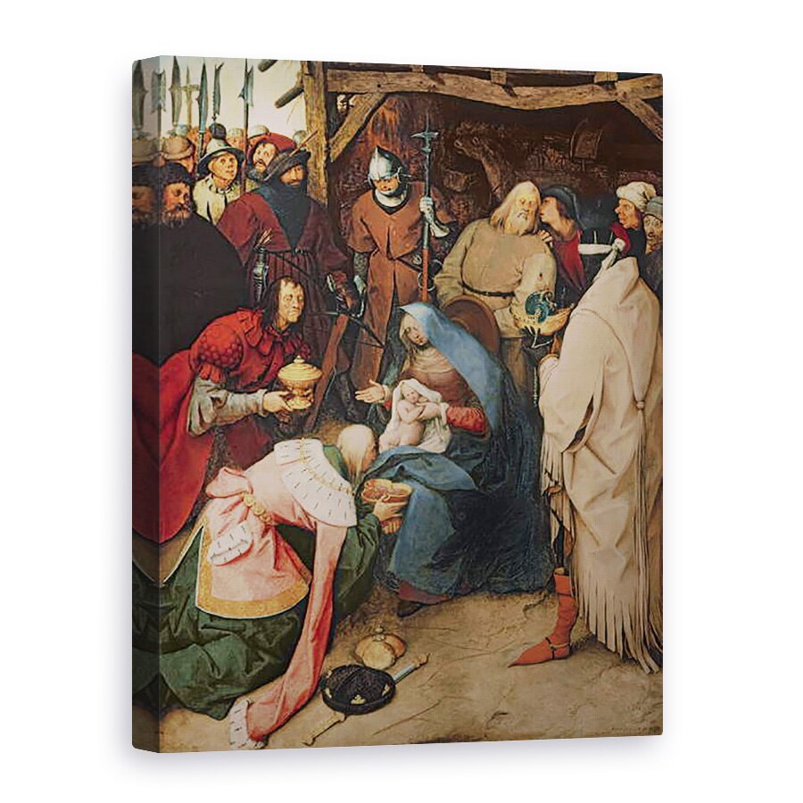 Tablou canvas - Pieter Bruegel the Elder - Adorarea Regilor, 75 x 100 cm
