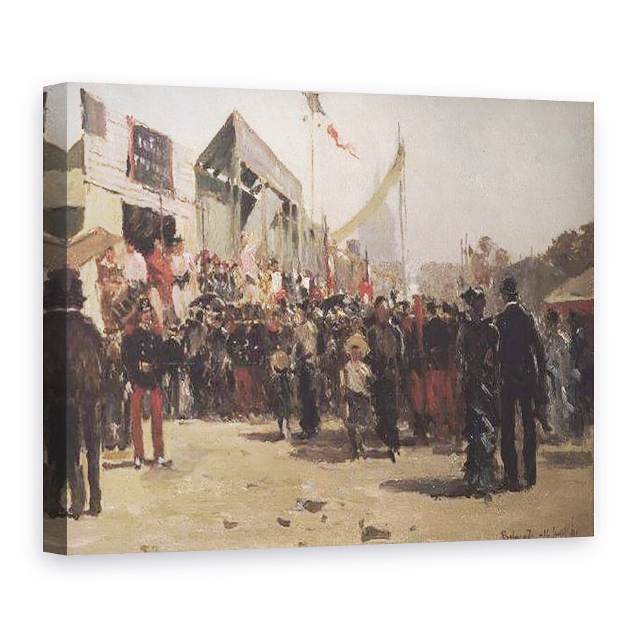 Tablou canvas - Pierre Vauthier - Targul de pe Esplanade des Invalides, 75 x 100 cm