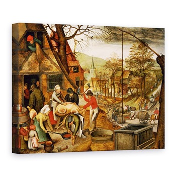 Tablou canvas - Pieter Brueghel the Younger - Alegorie de toamna, 75 x 100 cm Tablou canvas - Pieter Brueghel the Younger - Alegorie de toamna, 75 x 100 cm
