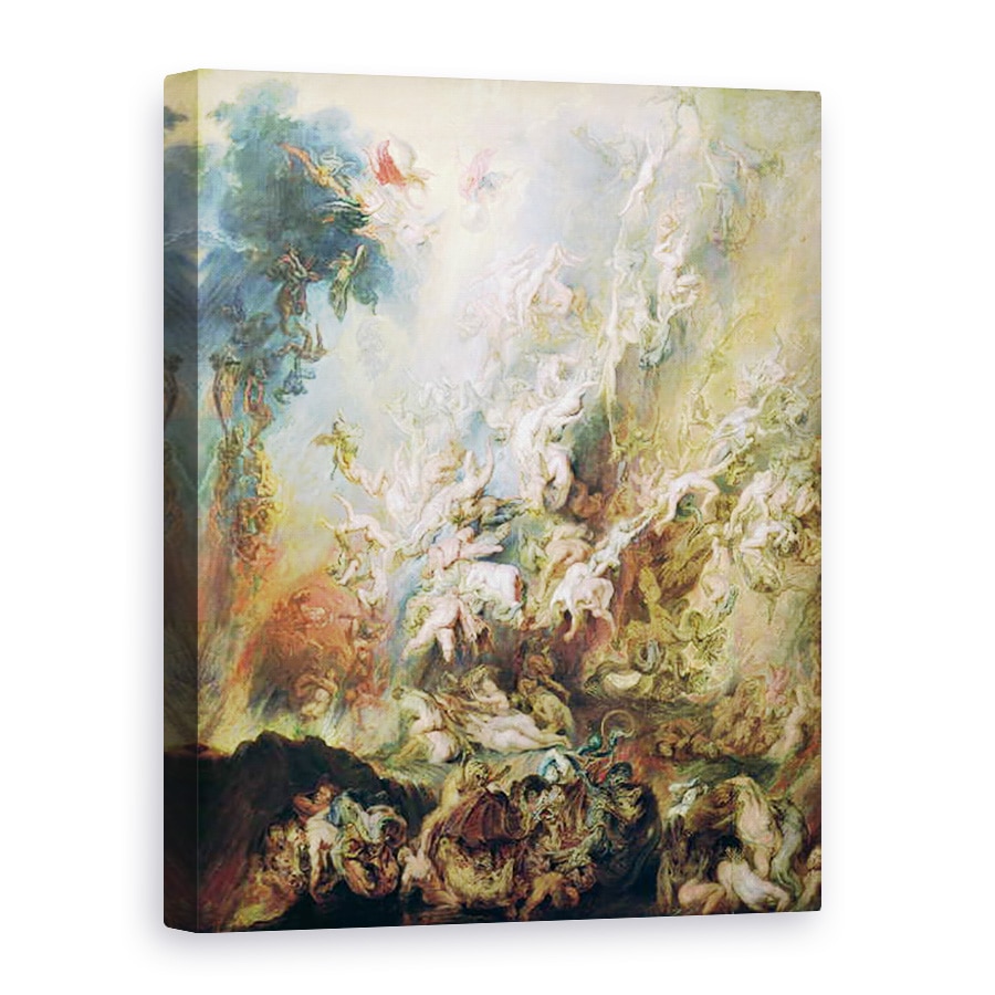 Tablou canvas - Peter Paul Rubens - Caderea celor blestemati, 60 x 80 cm