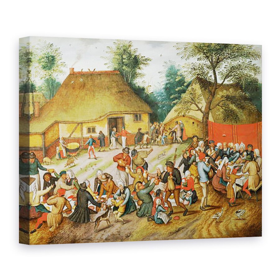 Tablou canvas - Pieter Brueghel the Younger - Sarbatoarea de, 75 x 100 cm