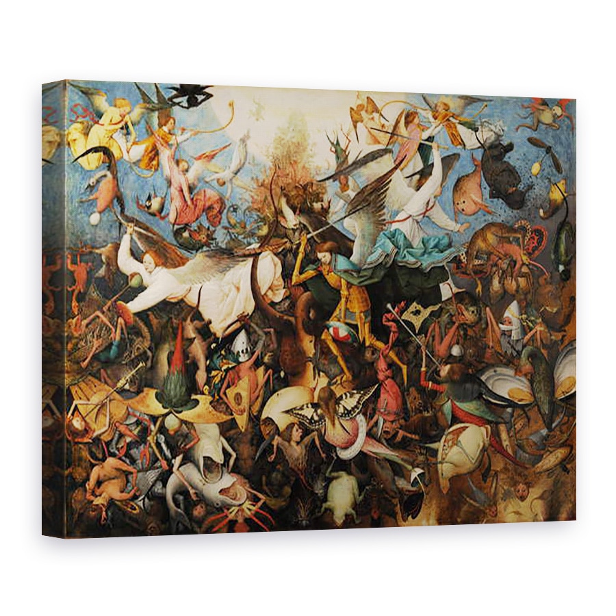 Tablou canvas - Pieter Bruegel the Elder - Caderea ingerilor rebeli II, 75 x 100 cm