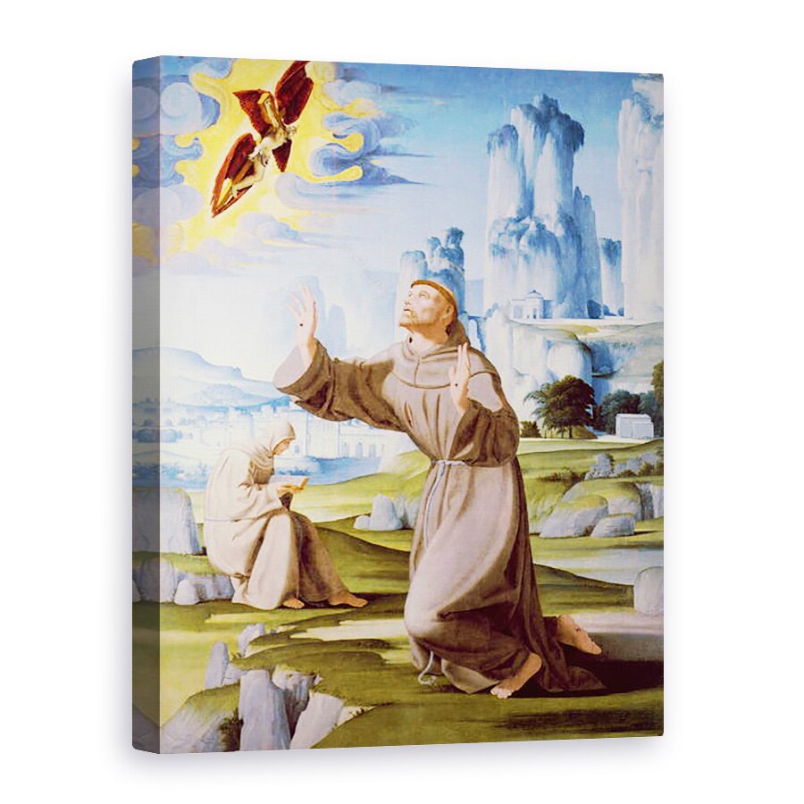 Tablou canvas - Pietro Francione - Sfantul Francisc II, 75 x 100 cm