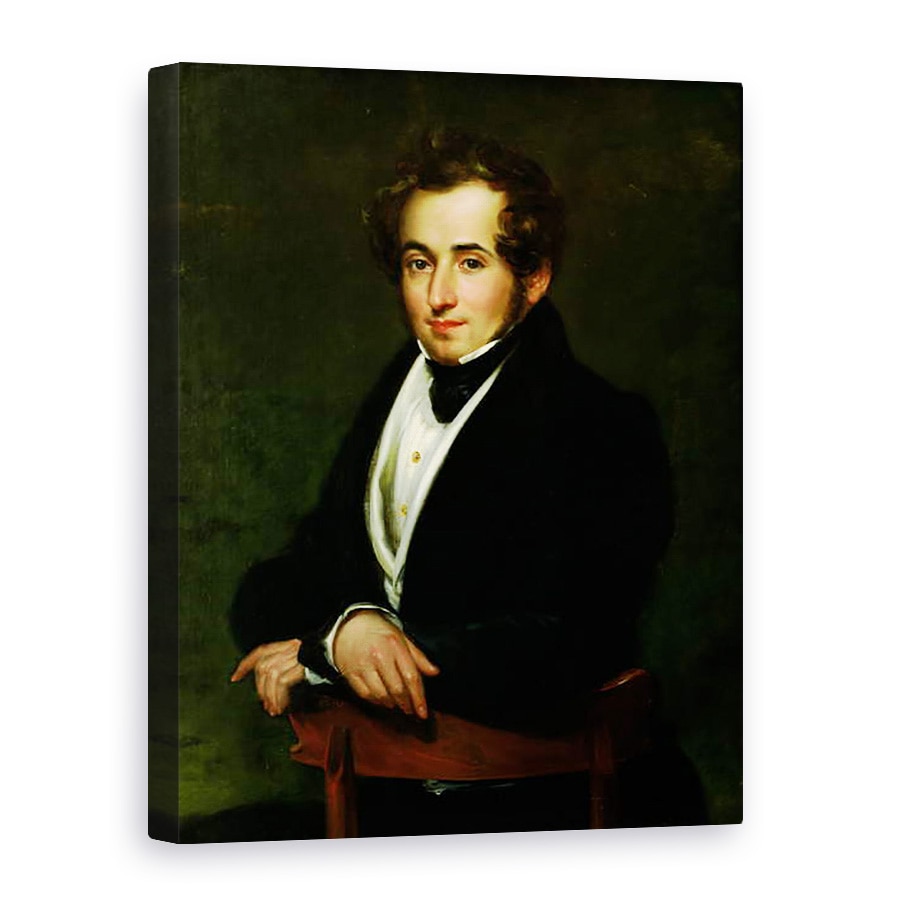 Tablou canvas - Pietro Lucchini - Portret De Vincenzo Bellini 1801-35, 75 x 100 cm