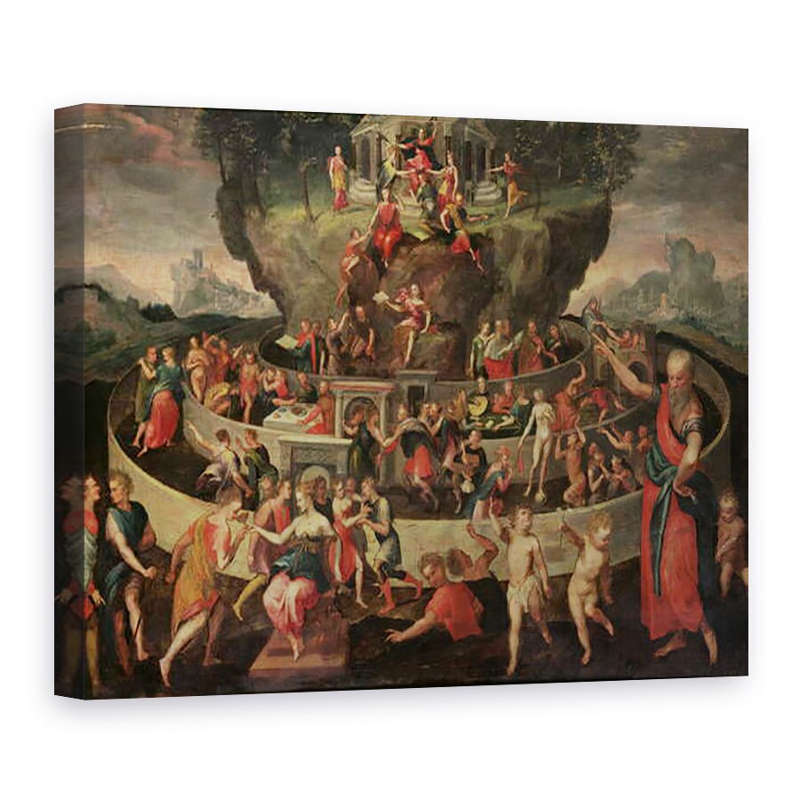 Tablou canvas - Quentin Varin - Tabula din Cebes, 75 x 100 cm
