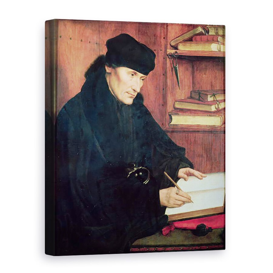 Tablou canvas - Quentin Massys - Portret De Erasmus De Rotterdam 1466-1536, 75 x 100 cm