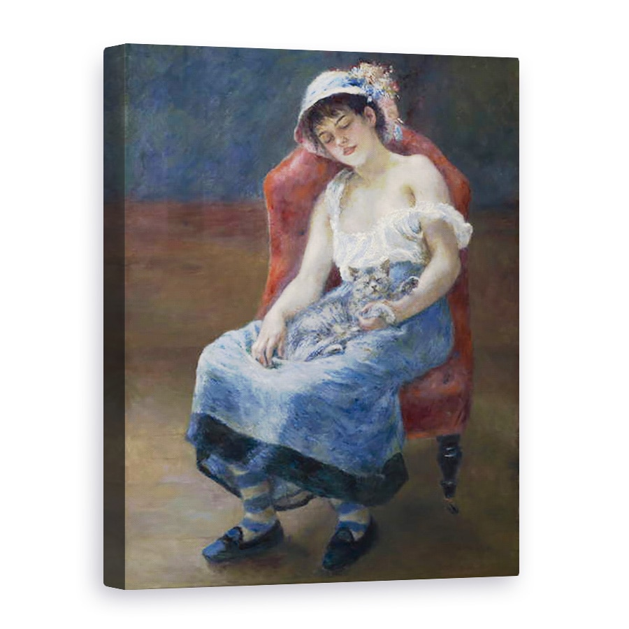 Tablou canvas - Pierre Auguste Renoir - Fata de dormit, 60 x 80 cm