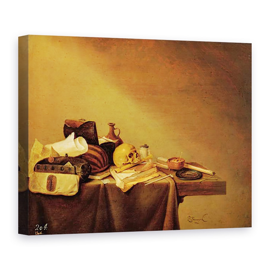 Tablou canvas - Pieter van Steenwyck - Vanitas sau, 75 x 100 cm