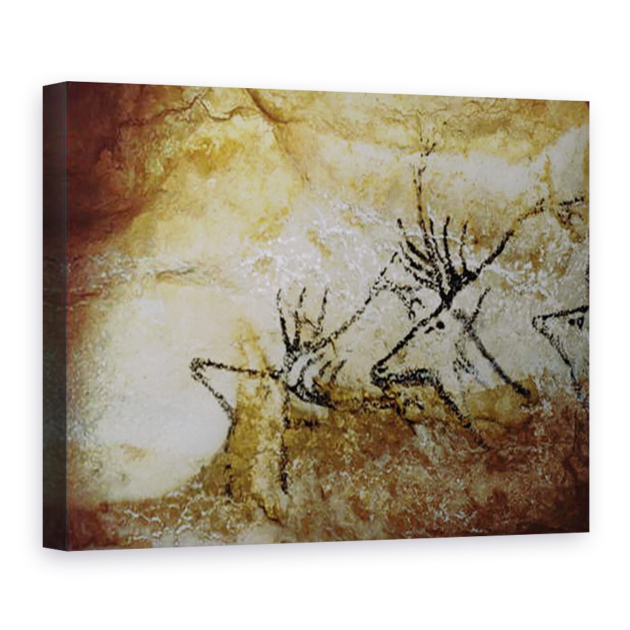 Tablou canvas - Prehistoric - Friza de cerb, 75 x 100 cm