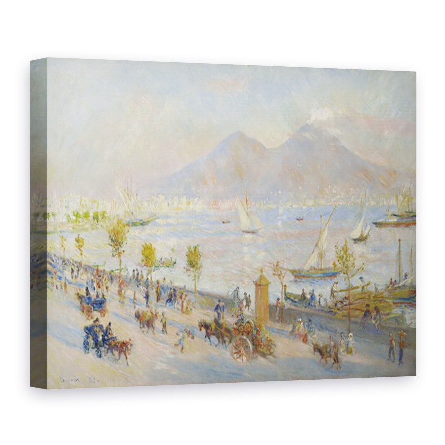 Tablou canvas - Pierre Auguste Renoir - Golful Napoli, Seara, 75 x 100 cm