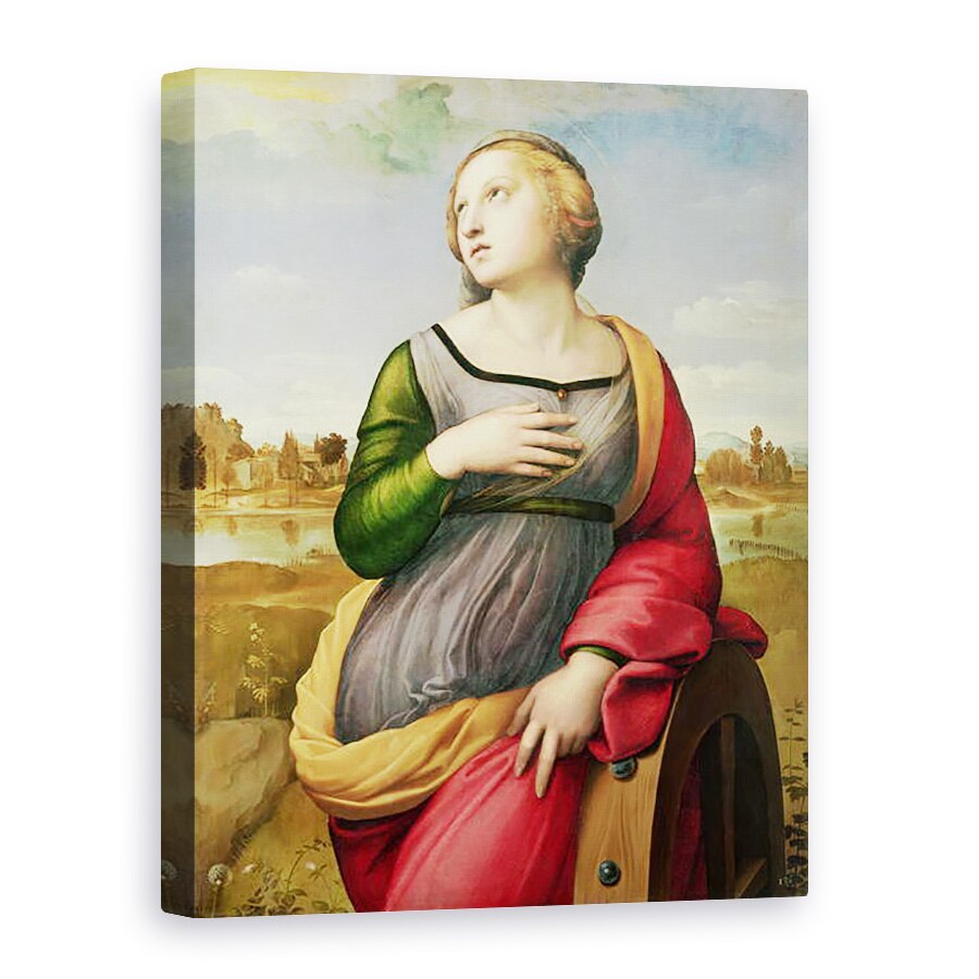Tablou canvas - Raphael - Sfanta Ecaterina din Alexandria, 60 x 80 cm