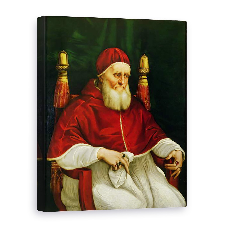 Tablou canvas - Raphael - Portretul Papei Iulius al II-lea 1443-1513 c.1512, 60 x 80 cm