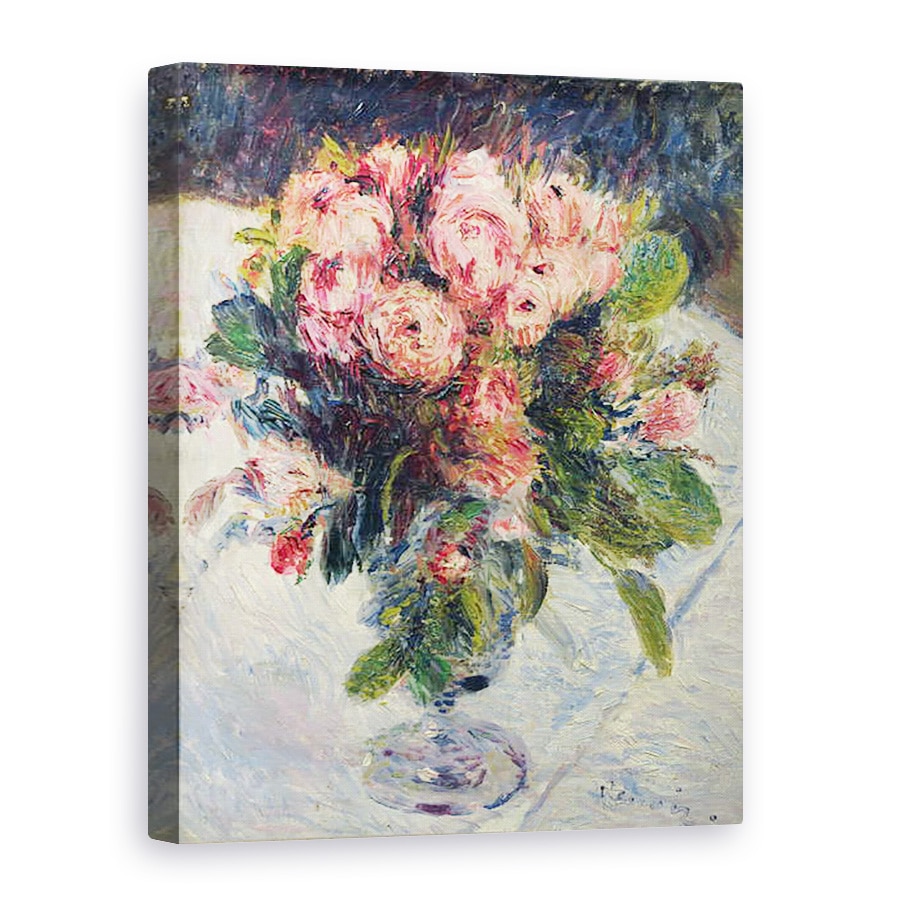 Tablou canvas - Pierre Auguste Renoir - Moss-Roses, 75 x 100 cm