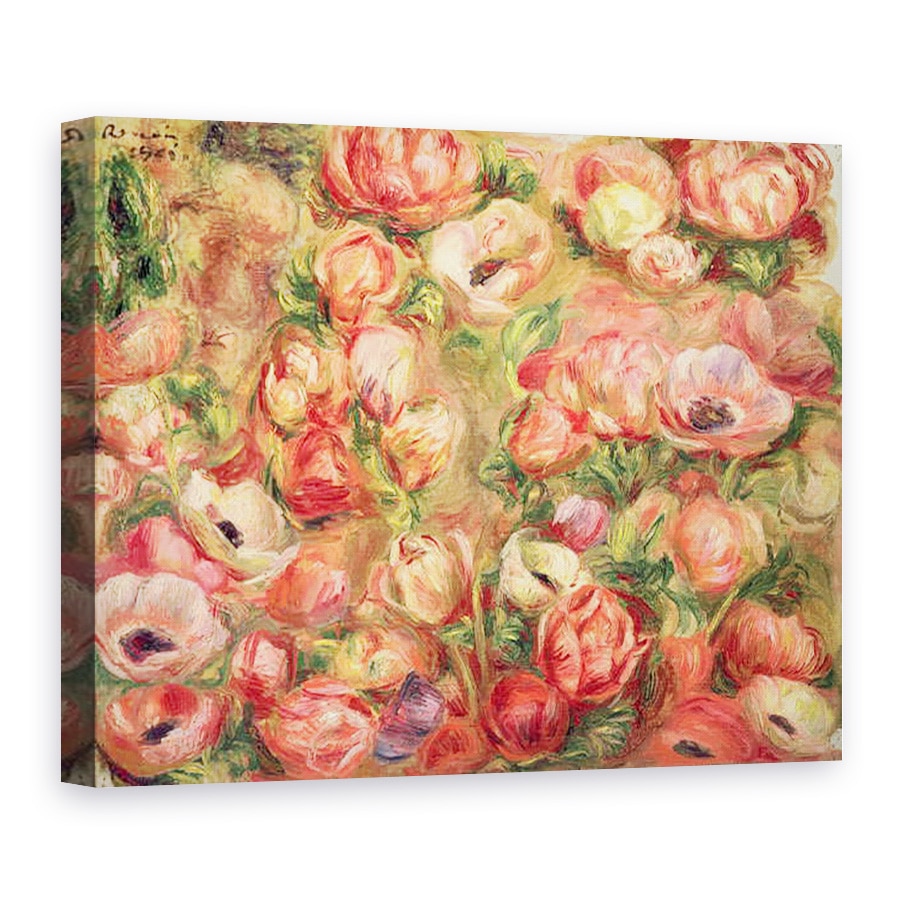 Tablou canvas - Pierre Auguste Renoir - Pat de anemone, 75 x 100 cm