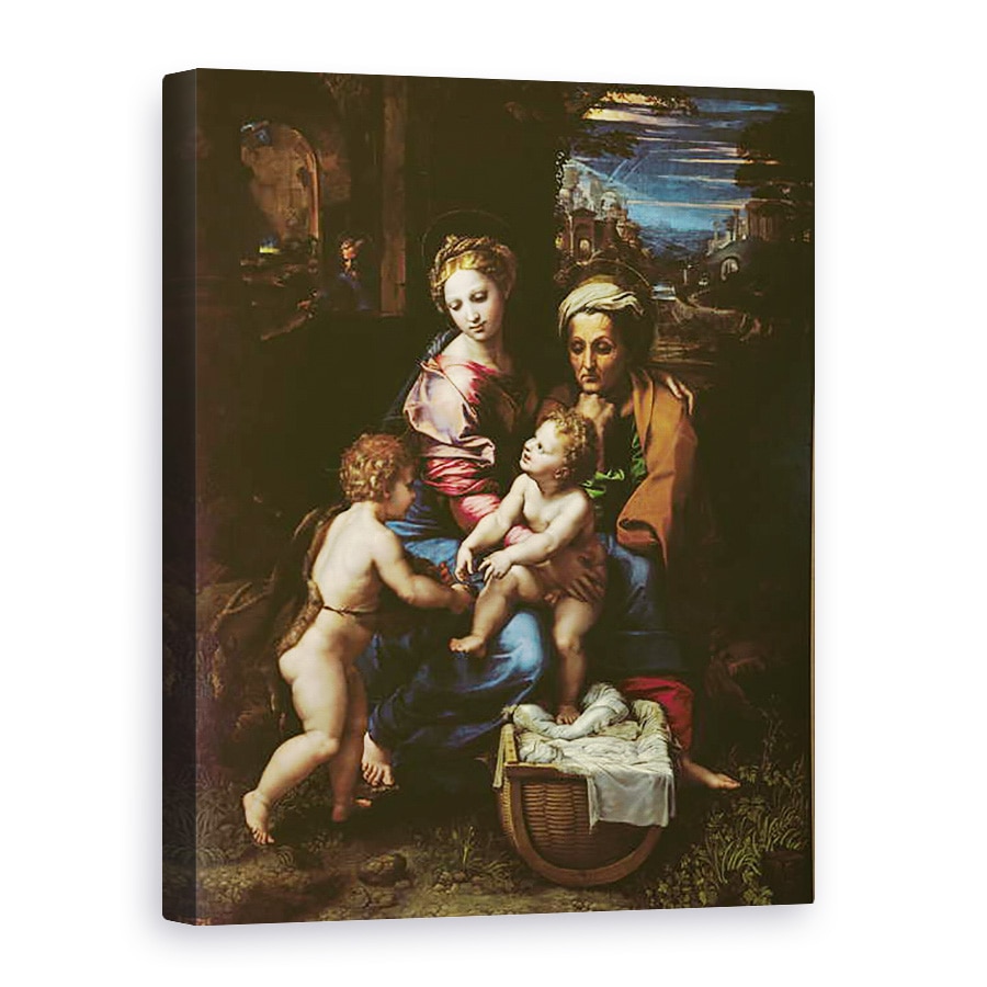 Tablou canvas - Raphael - Sfanta familie La Perla c.1518, 60 x 80 cm